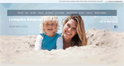 Desktop Screenshot of livingstonadvanceddentistry.com